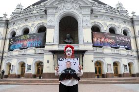 Dont Stay Silent! Captivity Kills rally in Kyiv